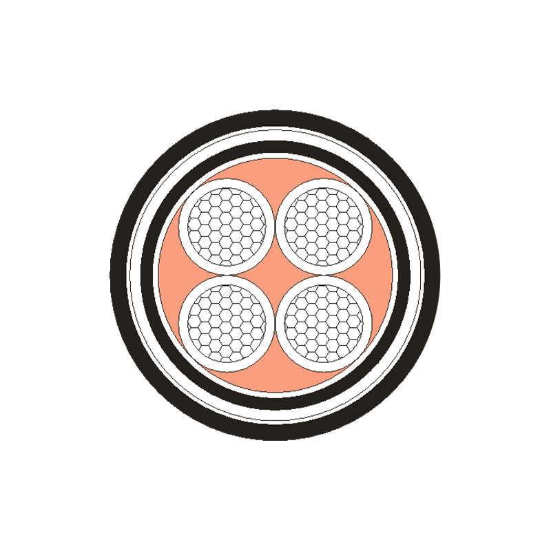 کابل برق عایق XLPE/PVC برای ولتاژ نامی 0.6/1kV