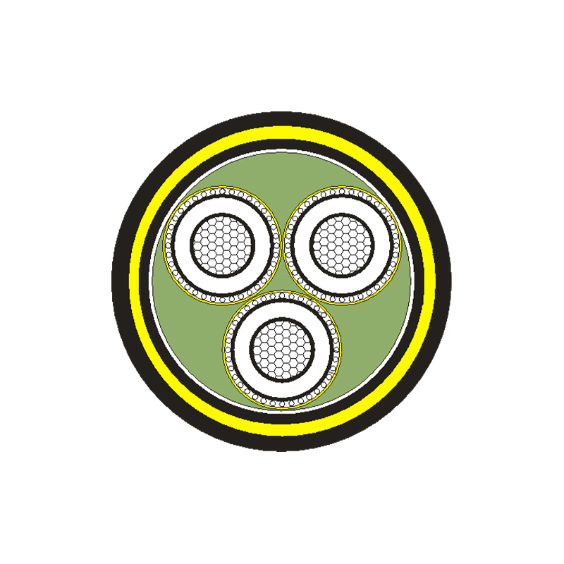 کابل برق عایق XLPE برای ولتاژ نامی 3.6/6kV -26/35kV
