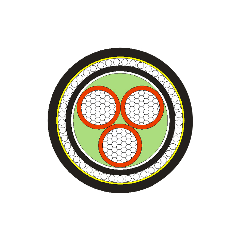 کابل برق عایق XLPE/PVC برای ولتاژ نامی 0.6/1kV