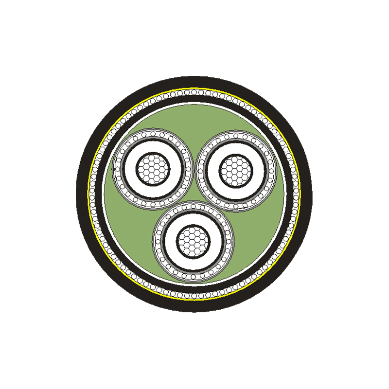 کابل برق عایق XLPE برای ولتاژ نامی 3.6/6kV -26/35kV