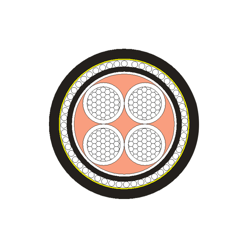 کابل برق عایق XLPE/PVC برای ولتاژ نامی 0.6/1kV